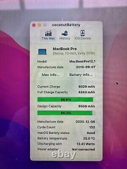 Apple MacBook Pro 13.3 Début 2015 (256 Go SSD, Intel Core i5, 2,7 GHz, 8 Go RAM)