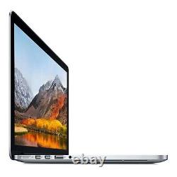 Apple MacBook Pro 13.3'' Retina/2015 Core i5-5257U 8GB RAM 120GB Silver Laptop	
<br/>	MacBook Pro Apple 13,3'' Retina/2015 Core i5-5257U 8Go RAM 120Go Ordinateur Portable Argent