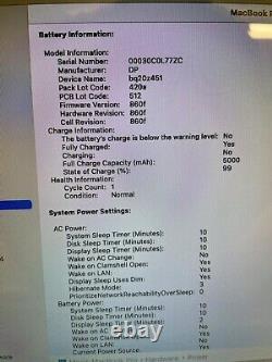 Apple MacBook Pro 13 Core i5 2.4GHz 16Go RAM 256Go SSD MD313 macOS SONOMA  <br/>	<br/>
(Note: 'Go' stands for gigaoctets, the French equivalent for gigabytes)