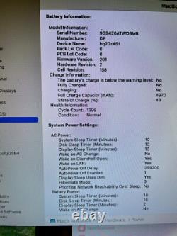 Apple MacBook Pro 13 Core i5 2.5GHz 8 Go RAM 512 Go SSD JAUNE MS-Office SEQUOIA