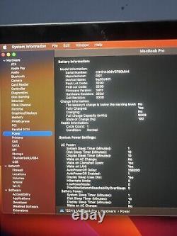 Apple MacBook Pro 13 pouces, 2017 A1708 2,3 GHz i5 8 Go 128 Go NOUVELLE BATTERIE