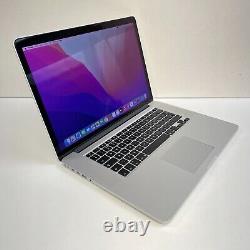 Apple MacBook Pro 15 2015 Quad-Core i7 2,2 GHz 16 Go RAM 256 Go SSD Monterey + Alimentation