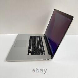 Apple MacBook Pro 15 2015 Quad-Core i7 2,2 GHz 16 Go RAM 256 Go SSD Monterey + Alimentation