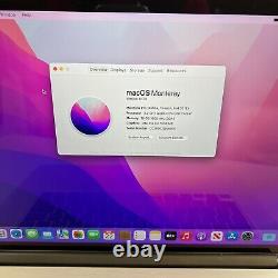 Apple MacBook Pro 15 2015 Quad-Core i7 2,2 GHz 16 Go RAM 256 Go SSD Monterey + Alimentation