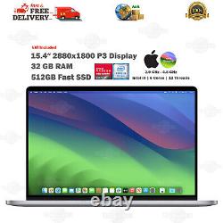 Apple MacBook Pro 15.4 pouces 32 Go de RAM i9 2,9 GHz-4,8 GHz 512 Go SSD DG ordinateur portable £-OFF