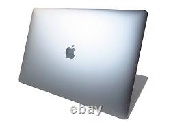 Apple MacBook Pro 15 A1990 2018 Core i7 8th Gen 2.6GHz 560X 512GB SSD 16GB RAM translates to: Apple MacBook Pro 15 A1990 2018 Core i7 8e génération 2,6 GHz 560X 512 Go SSD 16 Go de RAM.