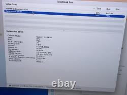 Apple MacBook Pro 15 A1990 Touch Bar 2019 Gris 2,4 GHz i9 32 Go 512 Go Gris Sidéral