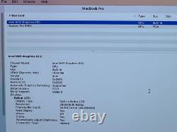 Apple MacBook Pro 15 A1990 Touch Bar 2019 Gris 2,6 GHz i7 16 Go / 1 To SSD Gris