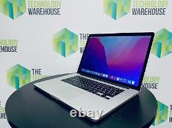 Apple MacBook Pro 15 Retina i7 Quad Core CPU 16GB Ram 256GB SSD & OS Monterey <br/> <br/> Translation in French: Apple MacBook Pro 15 Retina i7 CPU Quad Core 16 Go de RAM 256 Go de SSD et OS Monterey