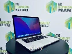 Apple MacBook Pro 15 Retina i7 Quad Core CPU 16 Go de RAM 256 Go SSD OS Monterey