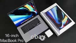 Apple MacBook Pro 16 Ordinateur portable Core i7 9e génération 2,60 GHz RAM 16 Go SSD 1 To Grade A+