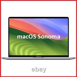 Apple MacBook Pro 16 Touch 2019 Gris Sidéral i7-9750 CPU 16Go RAM 512Go SSD Sonoma