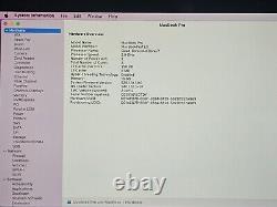 Apple MacBook Pro 2016 A1707 Ordinateur portable avec clavier allemand 15,4 pouces i7 16 Go de RAM 250 Go SSD