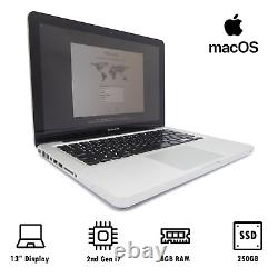 Apple MacBook Pro 8,1 A1278 13 début 2011 Core i7-2620M @ 2.70GHz 8GB 250GB SSD  <br/>
 <br/>	 MacBook Pro 8,1 A1278 13 début 2011 Core i7-2620M @ 2.70GHz 8GB 250GB SSD