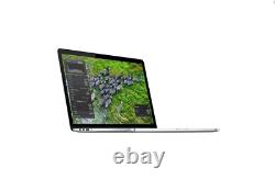 Apple MacBook Pro A1398 15.4 Ordinateur portable Core i7-4770HQ 16 Go de RAM 250 Go SSD Grade B