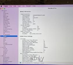 Apple MacBook Pro/A1398 Core i7 4870HQ 16GB 512GB SSD IOS Monterey 12.7.5
 <br/>	 	 <br/>	Traduction en français: Apple MacBook Pro/A1398 Core i7 4870HQ 16Go 512Go SSD IOS Monterey 12.7.5