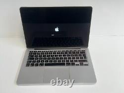 Apple MacBook Pro A1502 2015 13 Ordinateur portable Intel i5-5257U - 256 Go / SSD 16 Go Argent