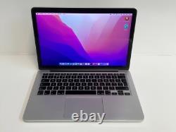 Apple MacBook Pro A1502 2015 13 Ordinateur portable Intel i5-5257U - 256 Go / SSD 16 Go Argent