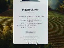 Apple MacBook Pro A1990 2018 15 Core i7-8850H 2.6GHz 6-Core 512GB 16GB RAM 560X 
<br/>

 	 <br/>	Translation: Apple MacBook Pro A1990 2018 15 Core i7-8850H 2.6GHz 6-Core 512GB 16GB RAM 560X