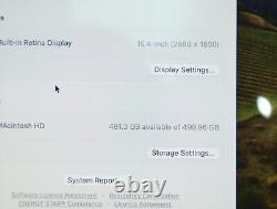 Apple MacBook Pro A1990 2018 15 Core i7-8850H 2.6GHz 6-Core 512GB 16GB RAM 560X	<br/> <br/> 		Translation: Apple MacBook Pro A1990 2018 15 Core i7-8850H 2.6GHz 6-Core 512GB 16GB RAM 560X