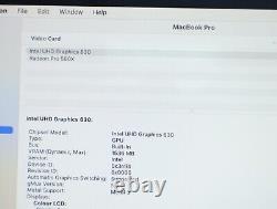 Apple MacBook Pro A1990 2018 15 Core i7-8850H 2.6GHz 6-Core 512GB 16GB RAM 560X<br/>	
<br/>Translation: Apple MacBook Pro A1990 2018 15 Core i7-8850H 2.6GHz 6-Core 512GB 16GB RAM 560X