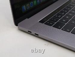 Apple MacBook Pro A1990 2018 Ordinateur portable 15 i7-8850H 2.6GHz 6 cœurs 512Go 32Go de RAM