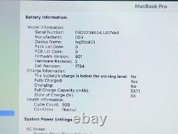 Apple MacBook Pro A1990 2019 15 Touch Bar i9-9880HK 2.3GHz 512GB 16GB AMD 560X<br/>  <br/> 		
MacBook Pro Apple A1990 2019 15 Touch Bar i9-9880HK 2.3GHz 512GB 16GB AMD 560X