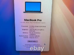 Apple MacBook Pro A2251 Intel Core i7 2,30 GHz 13 2020 512 Go SSD 16 Go RAM Gris
