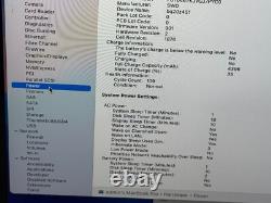 Apple MacBook Pro A2251 Intel Core i7 2,30 GHz 13 2020 512 Go SSD 16 Go RAM Gris