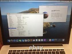 Apple MacBook Pro Retina 15 A1398 2012 i7 2.3 GHz 8 Go RAM 256 Go SSD