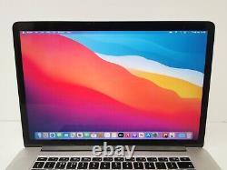 Apple MacBook Pro Retina 15 Core i7 2.30GHz 8GB 256GB SSD MacOS Big Sur 2013 se traduit en français par : Apple MacBook Pro Retina 15 Core i7 2,30 GHz 8 Go 256 Go SSD MacOS Big Sur 2013.