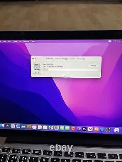 Apple Macbook Pro 13 (256 Go Ssd, Intel I5, 2.7ghz, 8 Go) Ordinateur Portable Légèrement Utilisé