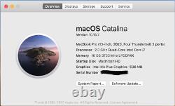 Apple Macbook Pro 13.3 2020 (512 Go Ssd, Intel Core I7 10e Génération, 16 Go) Garantie