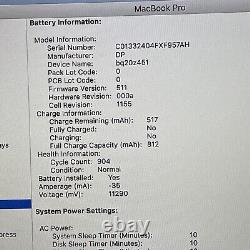 Apple Macbook Pro 13.3 2.5ghz 8gb 512gb Modèle A1425