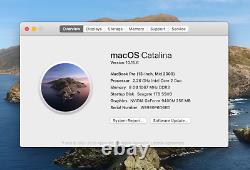 Apple Macbook Pro 13 8 Go Ram 1 To Ssd 2.26ghz Intel Macos 2019 Catalina