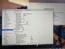 Apple Macbook Pro 13 Core I7 Barre Tactile 3.3ghz 16 Go 512 Go Spacegrau Fin 2016 A +