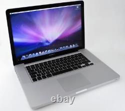 Apple Macbook Pro 15 2009 Intel Core 2 250 Go 4 Go Hd DVD Silver Ordinateur Portable Pas Cher C2