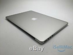 Apple Macbook Pro 15 2013 2.3ghz Ssd 512 Go 16 Go A1398 Me294ll / A + C Année