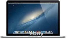 Apple Macbook Pro 15 2013 I7-3635qm 256gb 8gb Argent Retina Ordinateur Portable Rapide C2