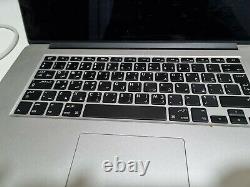 Apple Macbook Pro 15.4in Intel Core I7 2.2ghz 256 Go Ssd 16 Go Argent