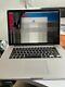 Apple Macbook Pro 15.4in Intel Core I7 2.2ghz 256gb Ssd 16 Go Silver Smashed Lcd