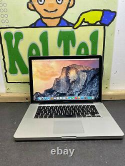 Apple Macbook Pro 15 C2d 2.4ghz A1286 2 Go Ram 500 Go Hdd 2008 Laptop Vintage #w8