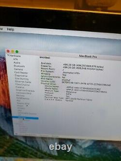 Apple Macbook Pro 15 Intel Core 2duo Hdd 500 Go 4 Go Ram (2009)
