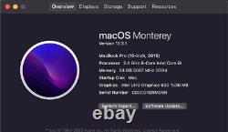 Apple Macbook Pro 16'' 2019 8-core I9 64go Ram 1tb Ssd 5500m Gpu Bargain