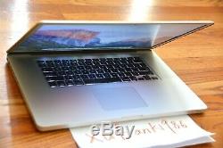 Apple Macbook Pro 17 Core I7 2.6ghz-3.3ghz 8 Go Ssd 2tb Nouveau Cycles Max 50