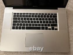 Apple Macbook Pro 17 Pouces 2760qm Ordinateur Portable (late, 2011) 8gb 250gb