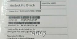 Apple Macbook Pro 2020 13inch 2.0ghz Quad I5, 512 Go Ssd, Brand New Sealed