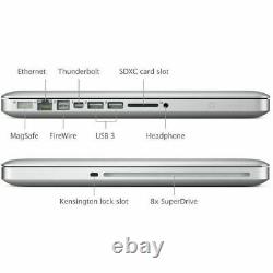 Apple Macbook Pro Laptop Core I7 2,9ghz 8 Go Ram 750 Go Hd 13 Md102ll/a (2012)
