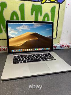 Apple Macbook Pro Retina 15.4 2ghz I7 8gb 250gb Ssd A1398 2013 Mojave #w1