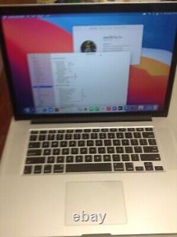 Apple Macbook Pro Retina 15 A1398 Fin 2013 i7 2.3 GHz 16 Go RAM 512 Go SSD